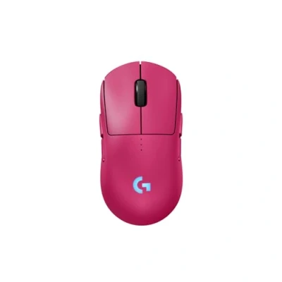 Imagen de Ratón gaming Logitech G Pro 2 Lightspeed, Bluetooth, Inalámbrico, 44.000 ppp, Ambidiestro, Botones personalizables, Conmutadores Lightforce, Magenta