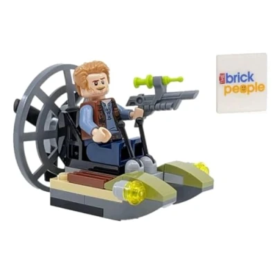 Imagen de LEGO Jurassic World: Owen with Airboat and Tranquilizer Gun