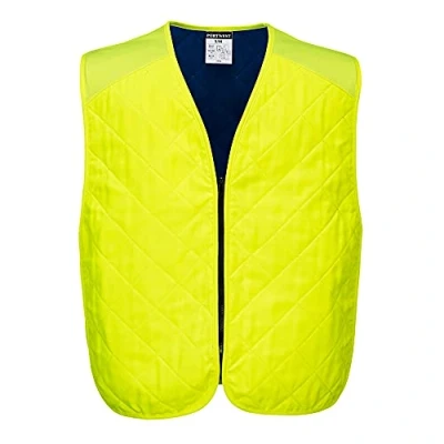 Imagen de Portwest Chaleco Refrescante Evaporativo, Tamaño: L/XL, Color: Amarillo, CV09YERL/XL