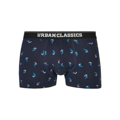 Imagen de Urban Classics 3 PACK Culotte, Hombre, Talla: 4XL, Bird aop+boxer orange+charcoal
