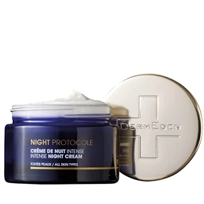 Imagen de DermEden Crema de Noche Regeneradora 50 ml Favorece la renovación celular para una piel más firme, lisa y tersa Hidratante con efecto Peeling Fabricada en Francia por nuestros laboratorios