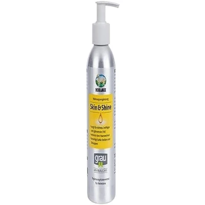 Imagen de Grau El Original HOKAMIX30 Skin&amp;Shine, Aceite Piel y Pelaje, envase Individual (1 x 250 ml), alimento complementario para Perros Gatos