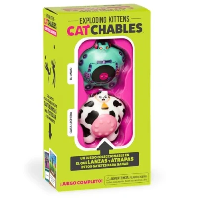 Imagen de Exploding Kittens Catchables 2 Pack 4 Juego De Mesa para Adultos Y Familias Lánzalos Átrapalos Ganar a Partir 8 Años Jugadores 10 Minutos por Partida Español