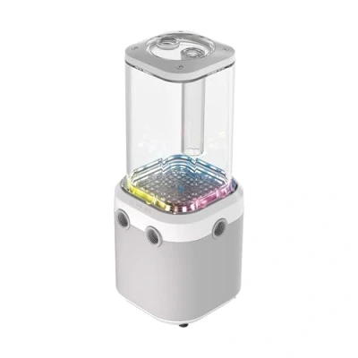 Imagen de CORSAIR iCUE LINK XD6 RGB ELITE Unidad de Bomba/Depósito Bomba FlowDrive Max, Sensor Temperatura Integrado, 22 LED Direccionables, Depósito Nailon Transparente 440 ml Blanco