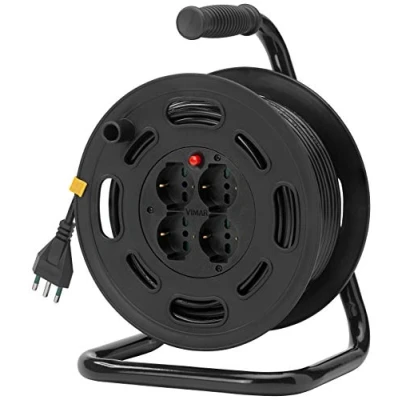Imagen de Vimar 0p32731 carrete, 16 bis, 4 salidas universales, 30m