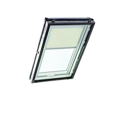 Imagen de Roto Original ZRV Estor Opaco Casi Completo, riel de guía Plateado, para tragaluces la Serie Designo R4/R7 y Classic 43/73 con tamaño 074/118, 07/11, Color Beige