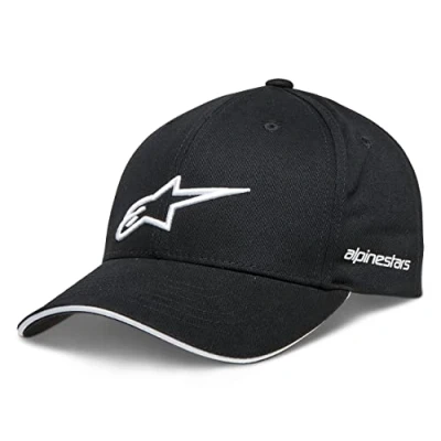 Imagen de Alpinestars Rostrum Hat Gorra de béisbol para Hombre Negro/Blanco Talla única