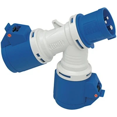 Imagen de Brennenstuhl 1081582 Distribuidor de 2 enchufes CEE IP 44, 230V/16A