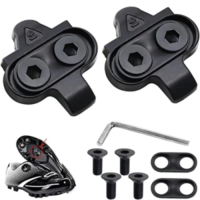 Imagen de ZDNT Tacos de Pedal Bicicleta Juego Calas para Pedales Shimano MTB Zapatos Montaña SPD Autobloqueantes