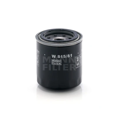 Imagen de MANN FILTER W 815/81 Filtro de aceite M 22 X 1.5 con válvula bloqueo retorno enroscable HONDA: CRX 1, ROVER: 200 Berlina