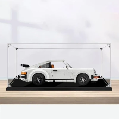 Imagen de vitrina acrílica para Lego 10295, transparente a prueba de polvo (Porsche 911 Turb) (NO incluida en el modelo)(2mm)
