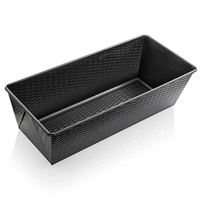 Imagen de Grizzly Molde rectangular para pan y bizcochos de 35 x 15 cm, resistente a la masa madre, antiadherente, con borde elevado