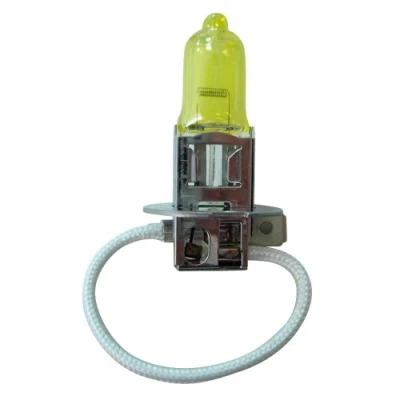Imagen de AUTO STYLE Gold Vision Juego de 2 bombillas halógenas H3, 55 W/12 V/2800 K, color amarillo