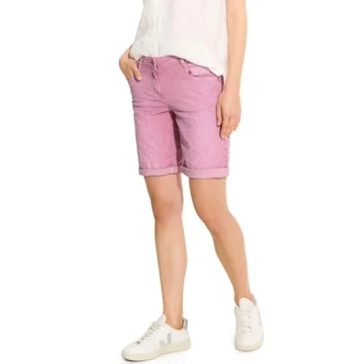 Imagen de CECIL B377706 Pantalones Cortos Vaqueros a Rayas, Bloomy Pink, 26W para Mujer