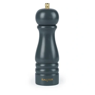 Imagen de Salter BW120291GEU7 molinillo de sal y pimienta Olea Molino condimento madera, ajustable, mecanismo cerámica, molienda manual para cristales granos pimienta, verde