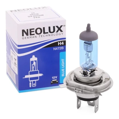 Imagen de NEOLUX N472B Lámpara, faro de carretera H4 12V 60 / 55W 5000K Halógena FIAT: Scudo II, Punto I Hatchback, Grande Hatchback