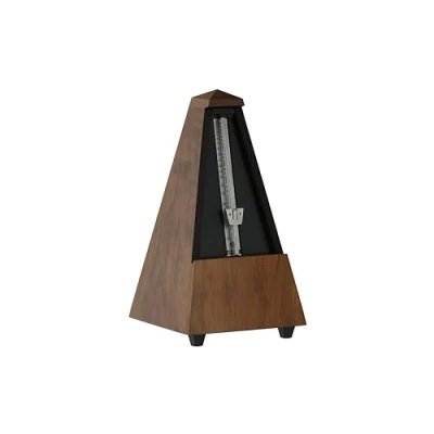 Imagen de Wittner 903805 Metrónomo Piramidal cuerpo de madera color marrón nuez mate