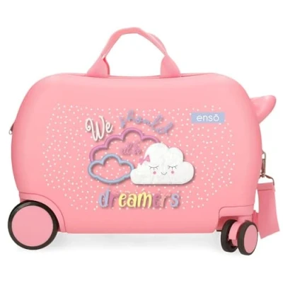 Imagen de Enso Dreamer Maleta Infantil Rosa 45x31x20 cms Rígida ABS 27,9L 1,8 kgs 2 Ruedas Equipaje Mano