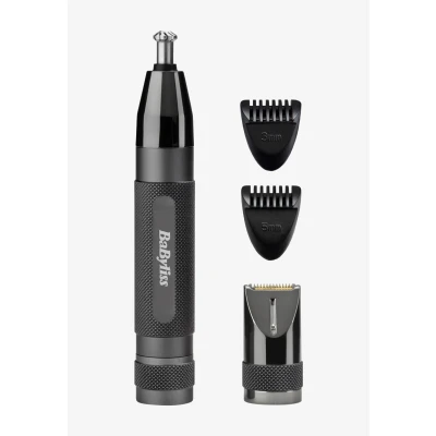Imagen de Cortapelos nariz Babyliss E111E Super X Metal, Nariz, Orejas y Cejas, Cabezales intercambiables, Black Edition