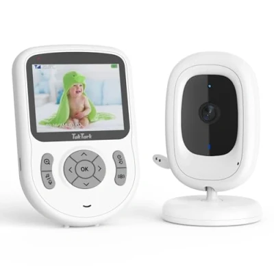 Imagen de TakTark Camara Vigilancia Bebe, 2,8&quot; 720P IPS vigilabebés con cámara 20 Horas Standby,Camara sin WiFi/App,VOX,conversación bidireccional,visión Nocturna,3xZoom,Vigilancia de la Temperatura