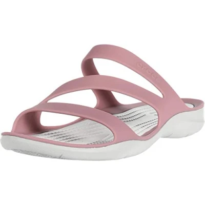 Imagen de Crocs Sandalia Swiftwater, Mujer, Cassis Pearl White, 33 EU