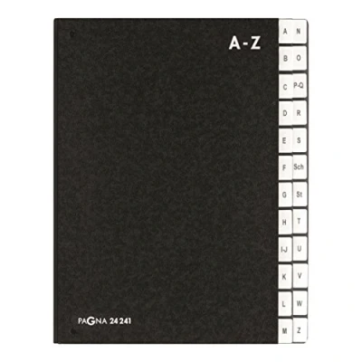 Imagen de Pagna Pultordner Carpeta para archivo (separador A Z, A4), color negro