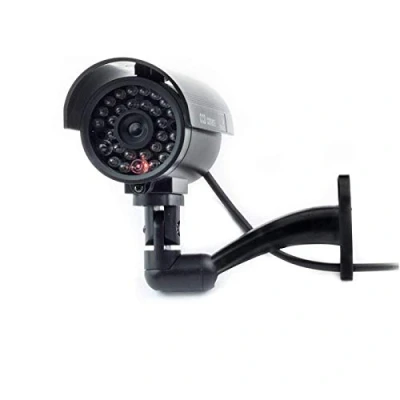 Imagen de Cámara Seguridad Falsa Interior Exterior Calidad CCTV de Vigilancia con Intermitente Luz LED Noche x 1