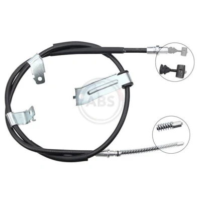 Imagen de A.B.S. K19009 Cable de Freno Mano 1410 Tambor para dirección izquierda/derecha