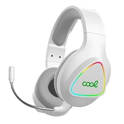 Imagen de Auriculares Stereo PC / PS4 PS5 Xbox Gaming Inalámbricos Cool Leopard 7.1 Blanco