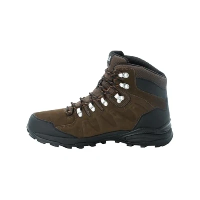 Imagen de Jack Wolfskin Refugio Texapore MID M Zapatillas de senderismo, Hombre, Talla: 45.5, Brown/phantom Zapatos