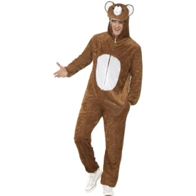 Imagen de Smiffys Disfraz de oso, incluye enterizo con capucha