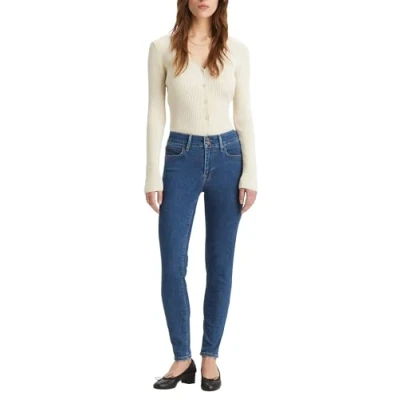 Imagen de Levi&#039;s 711 Double Button Skinny Vaqueros pitillo, Mujer, Talla: 27x32, Blue wave rinse