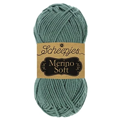 Imagen de Scheepjes Soft Yarn, 50% Lana Merino superlavado Microfibra 25% acrílico, 630 Lautrec, 10x50g, 10