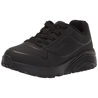 Imagen de Skechers 403694L BBK Zapatillas, Niños, Negro (Black Synthetic/Trim), 33 EU