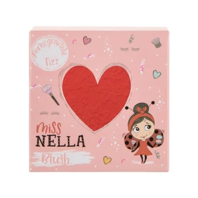 Imagen de Miss Nella Makeup for Kids Blush Pomegranate Fizz, juguete cosmético para niños, maquillaje no tóxico niños