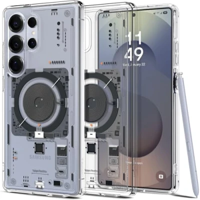 Imagen de Spigen Funda Ultra Hybrid MagFit Compatible con Samsung Galaxy S25 5G Neo One