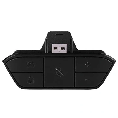 Imagen de ASHATA Adaptador Headset,Adaptador de Auriculares Gaming Estéreo para Xbox One,USB Convertidor 3.5mm Juegos