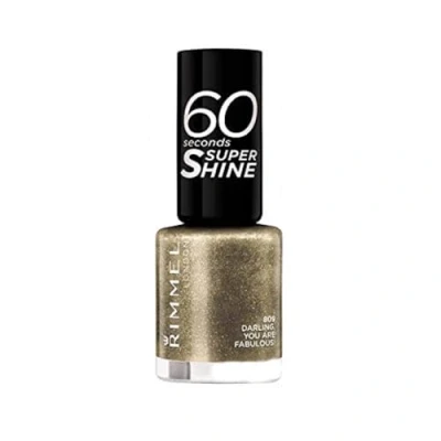 Imagen de Rimmel London, 60 Seconds Super Shine, Colección Tom Daley, Esmalte de uñas, 010 Gold Medal, 8 ml