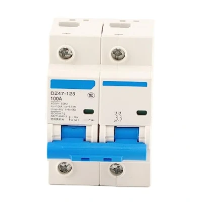 Imagen de DZ47 125 Interruptor de circuito en miniatura Protección contra fugas aire corriente 2P 400V 100A