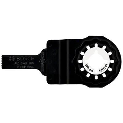 Imagen de Bosch Professional Starlock Hoja de sierra inmersión para madera y metal, AIZ 10 AB, x 20 mm