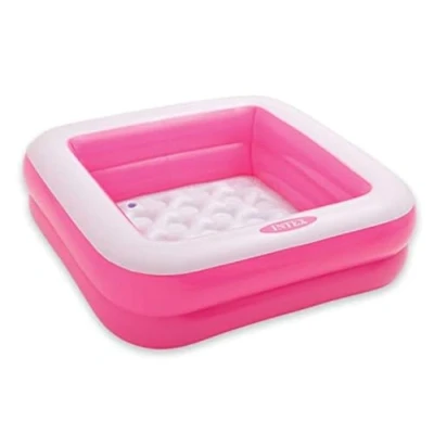 Imagen de Intex 57101 Piscina infantil hinchable cuadrada 86x86x25cm, (Colores Aleatorios)