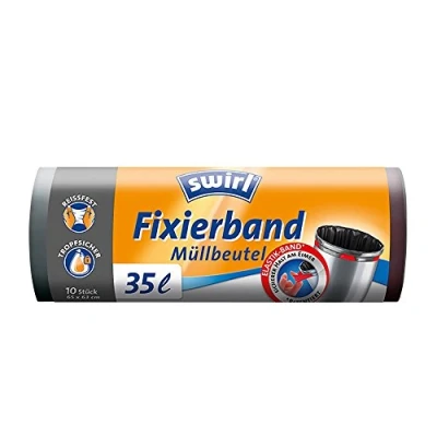 Imagen de Swirl bolsas para basurero de pedal con banda fijación 35l 10s 6772443