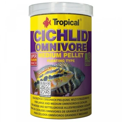Imagen de Tropical Cichlid Omnivore Pellet (500 ml)