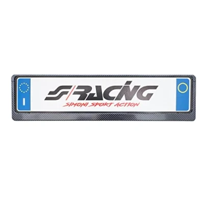 Imagen de SIMONI RACING PTX/CL Soporte de matrícula Universal Trasero Carbono Look