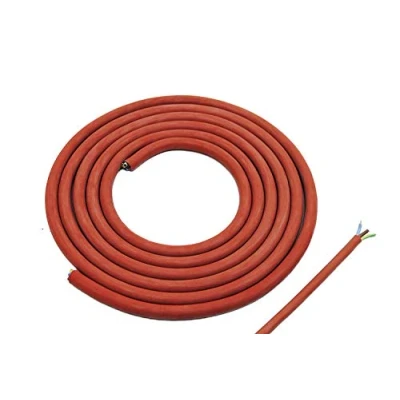 Imagen de Doul Eyou Geovlies &amp; Materiales de Construcción® Cable Silicona 3 x 1,5 mm Corte (5 m) Dirección sauna Calor e ideal para uso en la