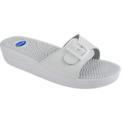 Imagen de Scholl New Massage , Sandal Mujer, Blanco, 42 EU