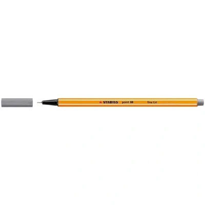 Imagen de Rotulador punta fina STABILO point 88 1 unidad color gris oscuro