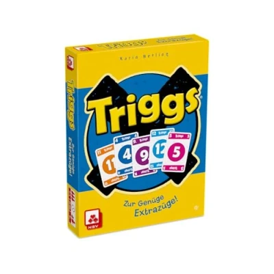 Imagen de NSV Bloqueo 4129 Triggs Suficientes Trenes adicionales El Juego de Cartas rápido, Multicolor (Nürnberger Spielkarten Verlag 4129)