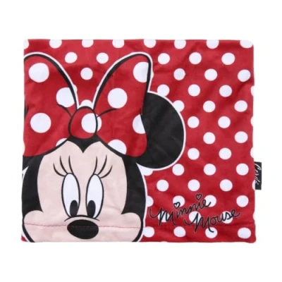 Imagen de cuffia Tour de Cou, gargantilla Minnie roja con lunares blancos y diseño MInnie. niña Giro cuello, Rouge, Rosso