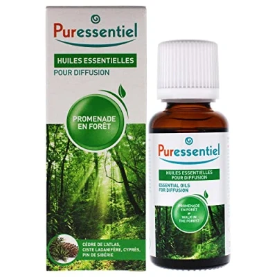 Imagen de Puressentiel Aceites esenciales para Difusión Paseo en el bosque 100% puros y naturales Libera una fragancia rejuvenecedora revitalizante 30ml